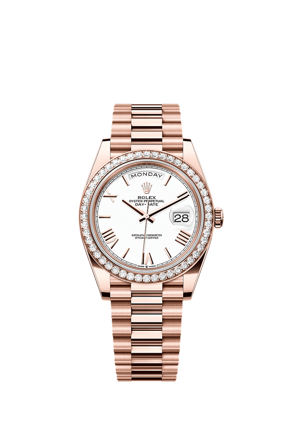 Rolex Day-Date 40 - Rosegoud - Wit wijzerplaat (228345RBR)