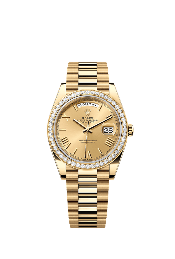 Rolex Day-Date 40 - Geelgoud - Champagne wijzerplaat (228348RBR)