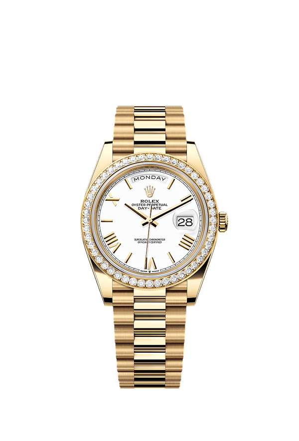Rolex Day-Date 40 - Geelgoud - Wit wijzerplaat (228348RBR)