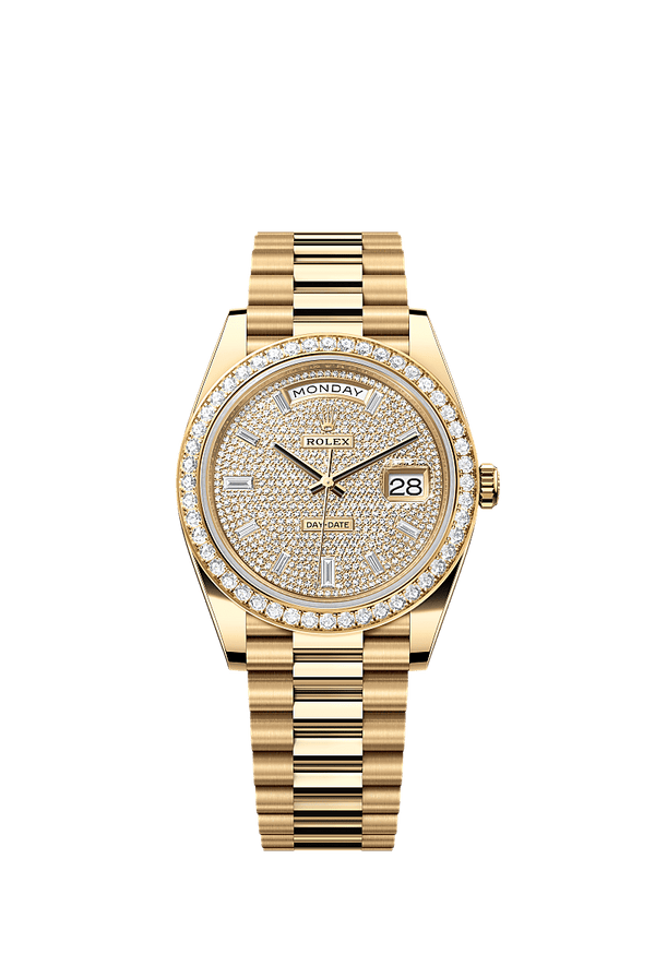 Rolex Day-Date 40 - Geelgoud - Diamant wijzerplaat (228348RBR)