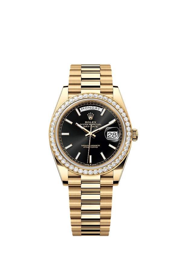 Rolex Day-Date 40 - Geelgoud - Zwart wijzerplaat (228348RBR)