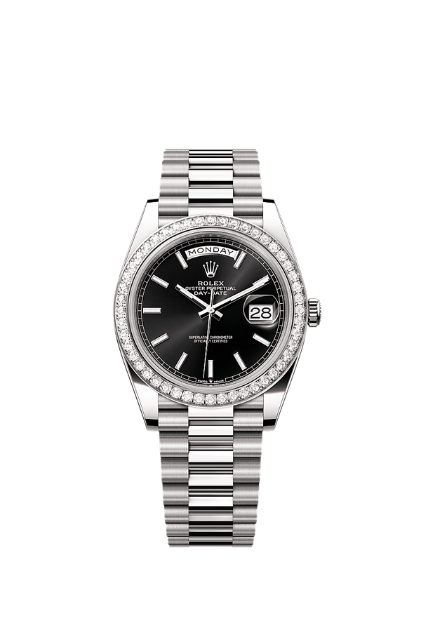 Rolex Day-Date 40 - Witgoud - Zwart wijzerplaat (228349RBR)