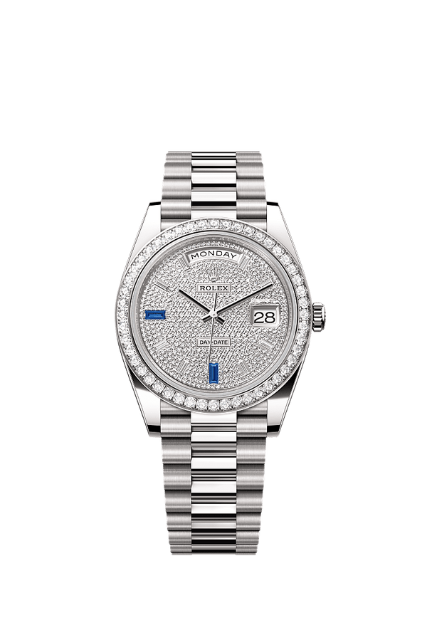 Rolex Day-Date 40 - Witgoud - Diamant wijzerplaat (228349RBR)