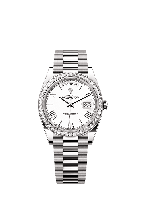 Rolex Day-Date 40 - Witgoud - Wit wijzerplaat (228349RBR)