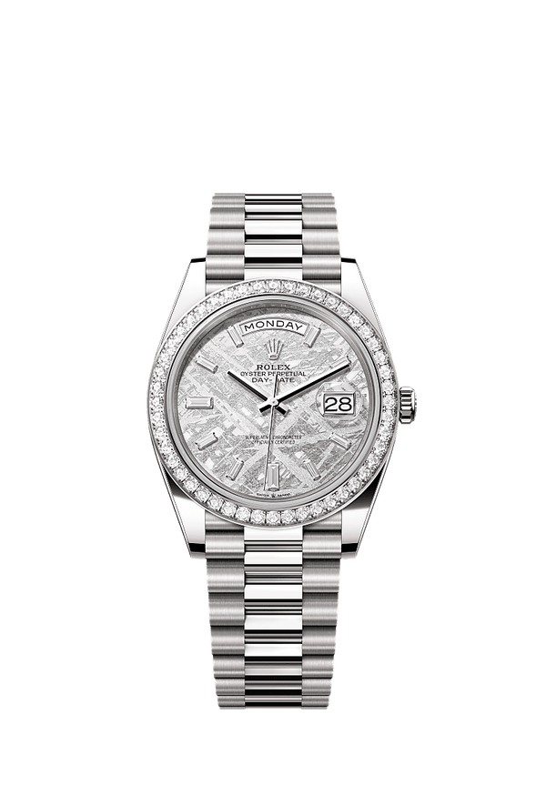 Rolex Day-Date 40 - Witgoud - Zilver wijzerplaat (228349RBR)