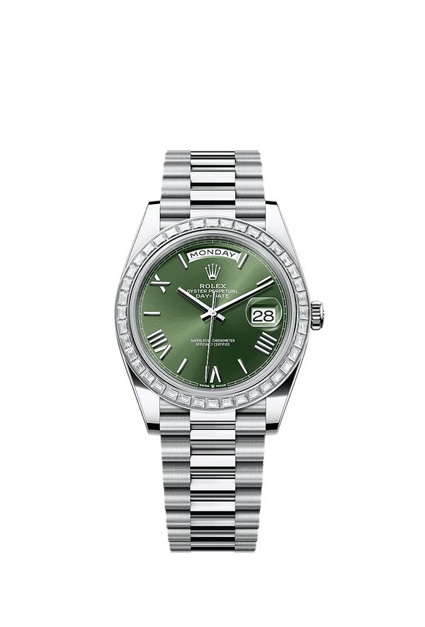 Rolex Day-Date 40 - Platinum - Groen wijzerplaat (228396TBR)