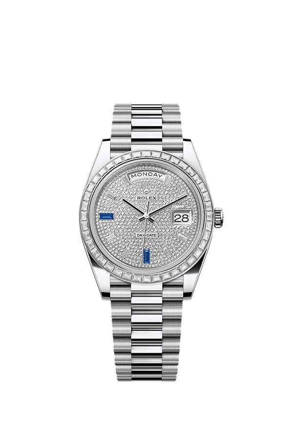 Rolex Day-Date 40 - Platinum - Diamant wijzerplaat (228396TBR)