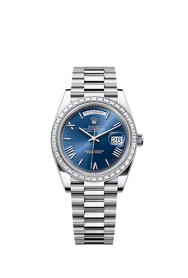 Rolex Day-Date 40 - Platinum - Blauw wijzerplaat (228396TBR)