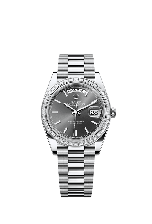 Rolex Day-Date 40 - Platinum - Grijs wijzerplaat (228396TBR)