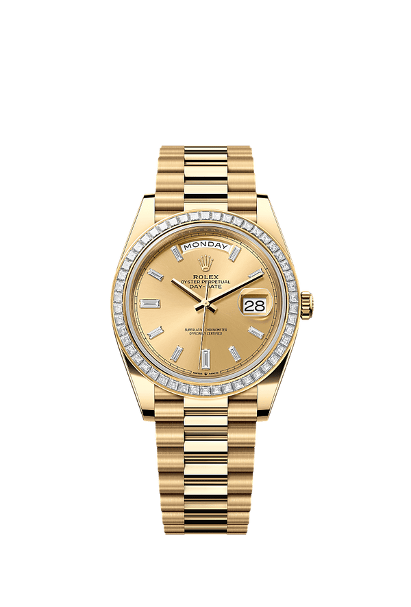 Rolex Day-Date 40 - Geelgoud - Champagne wijzerplaat (228398TBR)