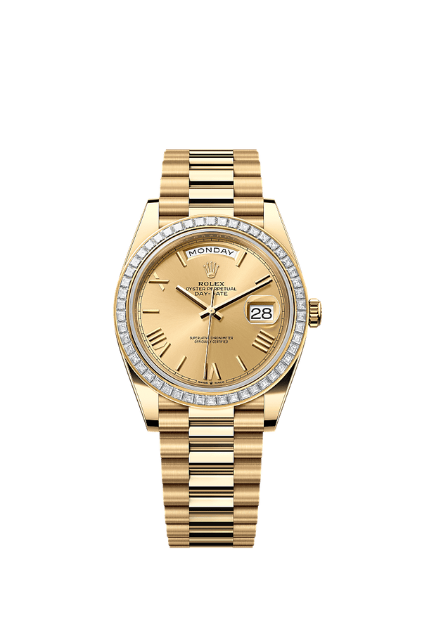 Rolex Day-Date 40 - Geelgoud - Champagne wijzerplaat (228398TBR)