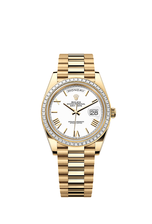 Rolex Day-Date 40 - Geelgoud - Zilver wijzerplaat (228398TBR)