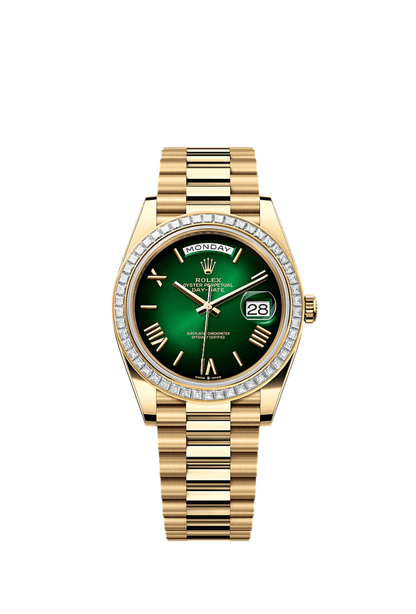 Rolex Day-Date 40 - Geelgoud - Groen wijzerplaat (228398TBR)