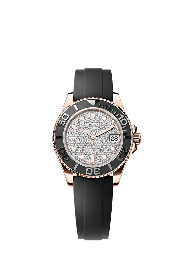Rolex Yacht-Master 37 - Rosegoud - Zwart wijzerplaat (268655)