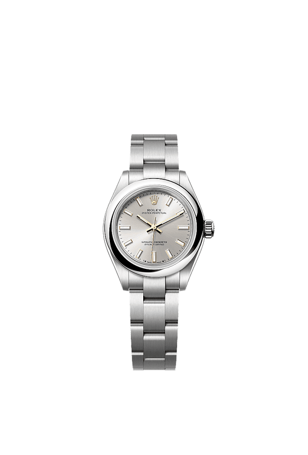 Rolex Oyster Perpetual 28 - Staal - Zilver wijzerplaat (276200)