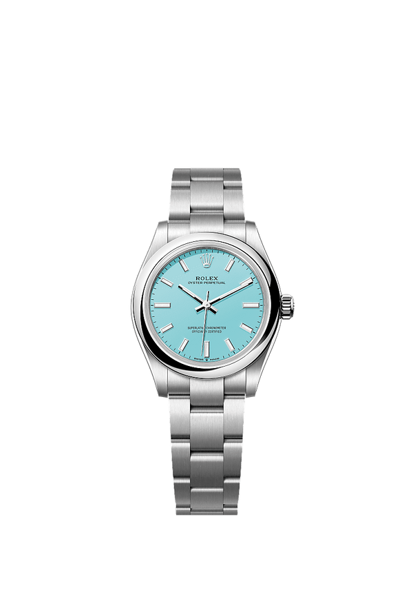 Rolex Oyster Perpetual 31 - Staal - Turqouise wijzerplaat (277200)