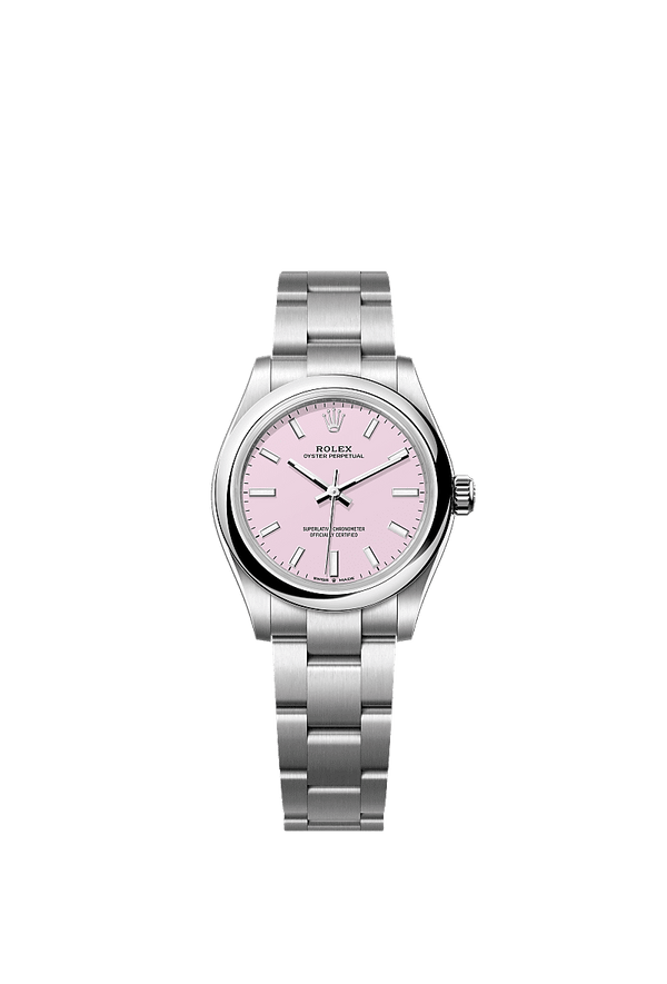 Rolex Oyster Perpetual 31 - Staal - Roze wijzerplaat (277200)