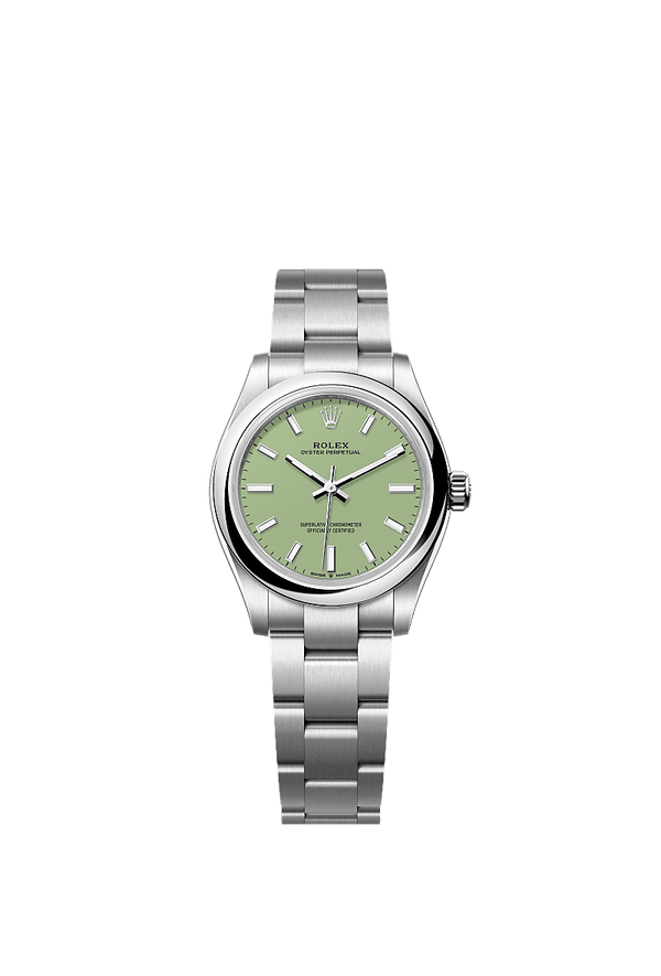 Rolex Oyster Perpetual 31 - Staal - Groen wijzerplaat (277200)