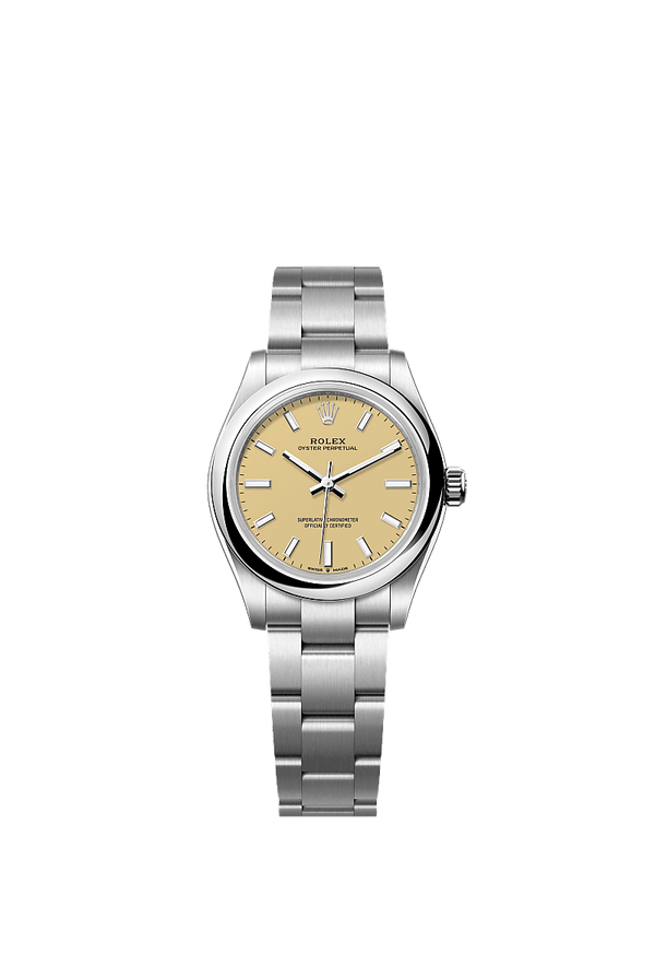 Rolex Oyster Perpetual 31 - Staal - Beige wijzerplaat (277200)