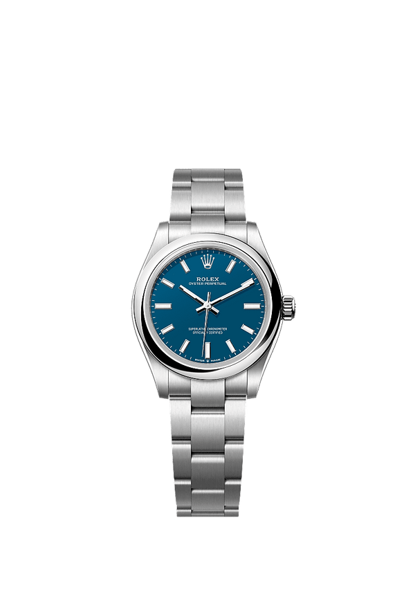Rolex Oyster Perpetual 31 - Staal - Blauw wijzerplaat (277200)