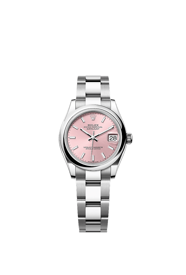 Rolex Datejust 31 - Staal - Roze wijzerplaat (278240)
