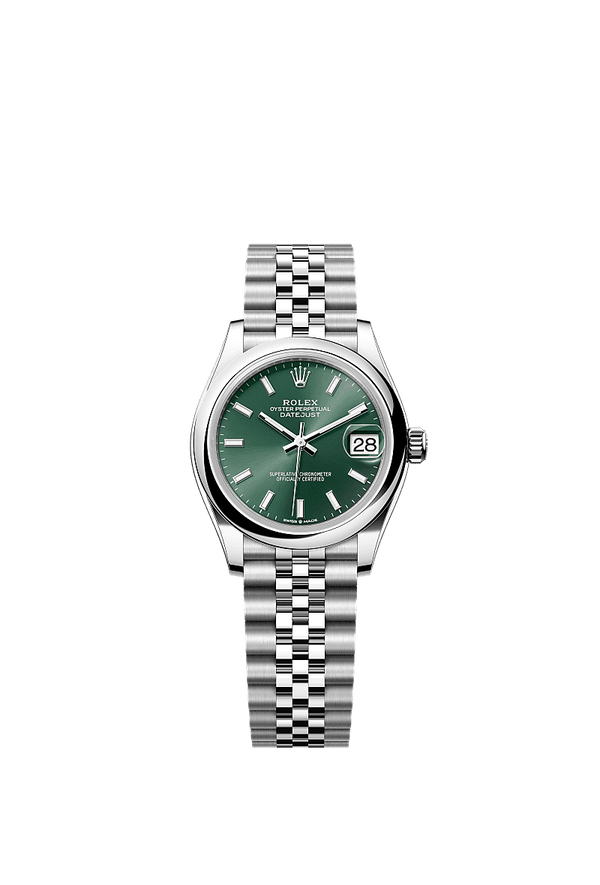 Rolex Datejust 31 - Staal - Groen wijzerplaat (278240)