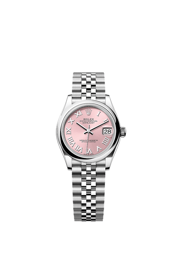 Rolex Datejust 31 - Staal - Roze wijzerplaat (278240)