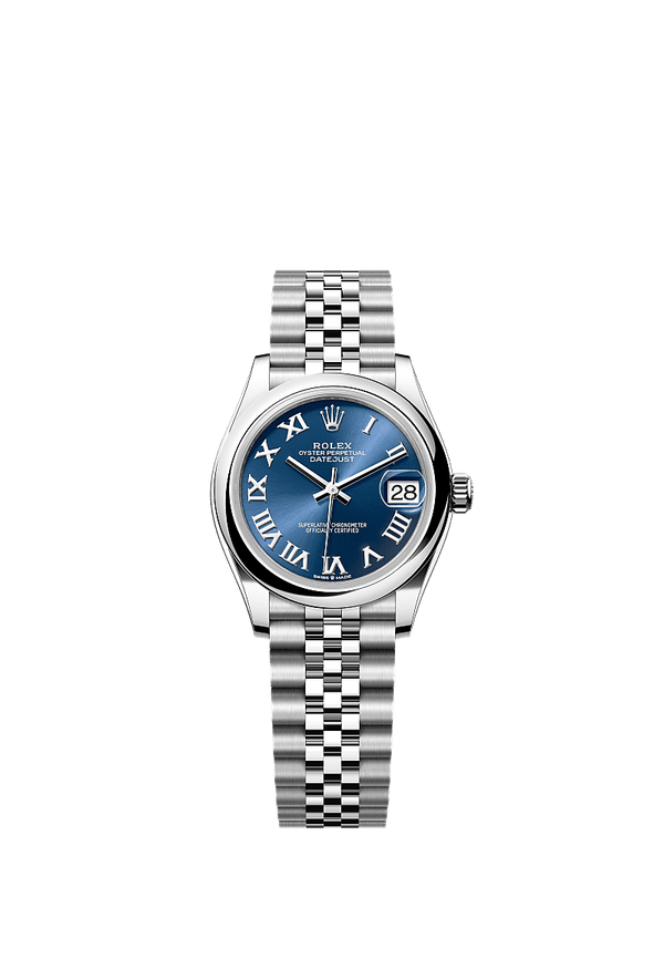 Rolex Datejust 31 - Staal - Blauw wijzerplaat (278240)