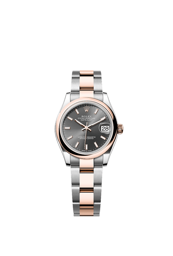 Rolex Datejust 31 - Staal / Rosegoud - Grijs wijzerplaat (278241)