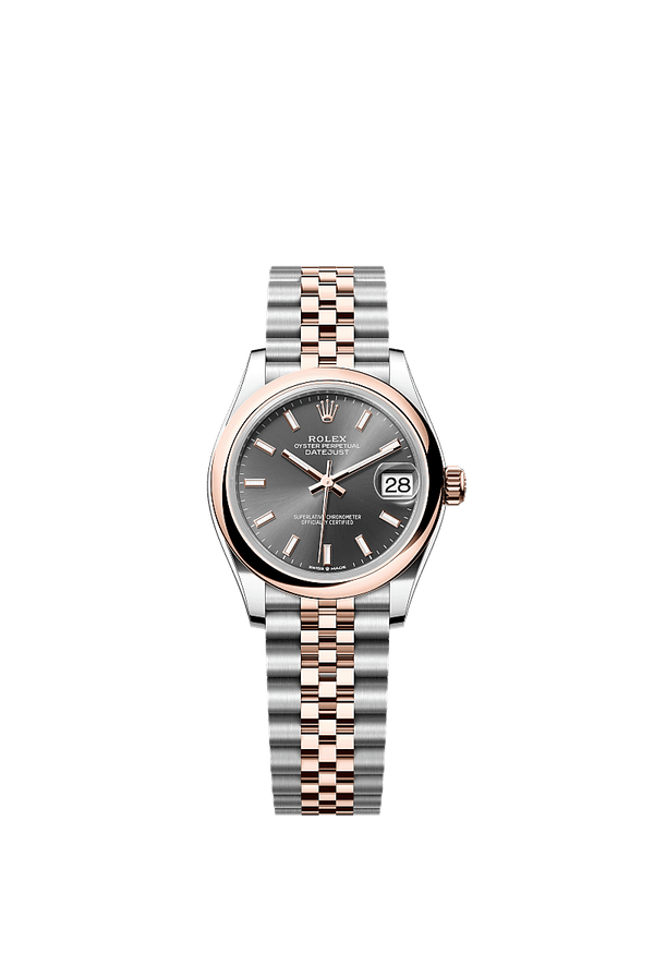 Rolex Datejust 31 - Staal / Rosegoud - Grijs wijzerplaat (278241)