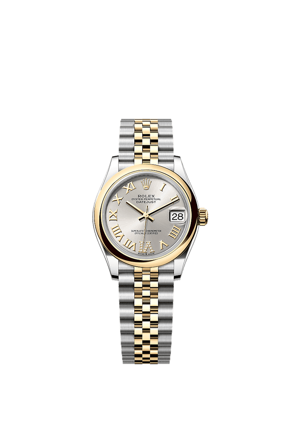 Rolex Datejust 31 - Staal / Geelgoud - Zilver wijzerplaat (278243)
