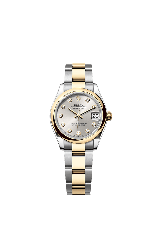 Rolex Datejust 31 - Staal / Geelgoud - Zilver wijzerplaat (278243)