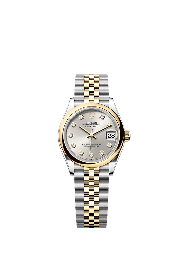 Rolex Datejust 31 - Staal / Geelgoud - Zilver wijzerplaat (278243)