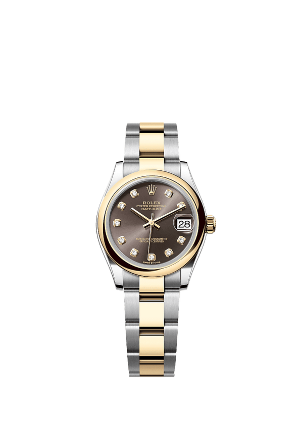 Rolex Datejust 31 - Staal / Geelgoud - Grijs wijzerplaat (278243)