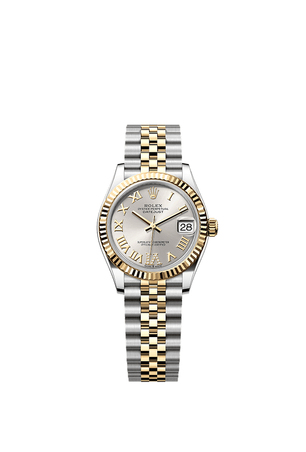Rolex Datejust 31 - Staal / Geelgoud - Zilver wijzerplaat (278273)