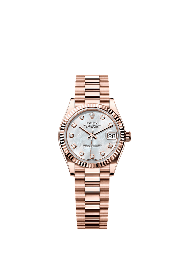 Rolex Datejust 31 - Rosegoud - Parelmoer wijzerplaat (278275)