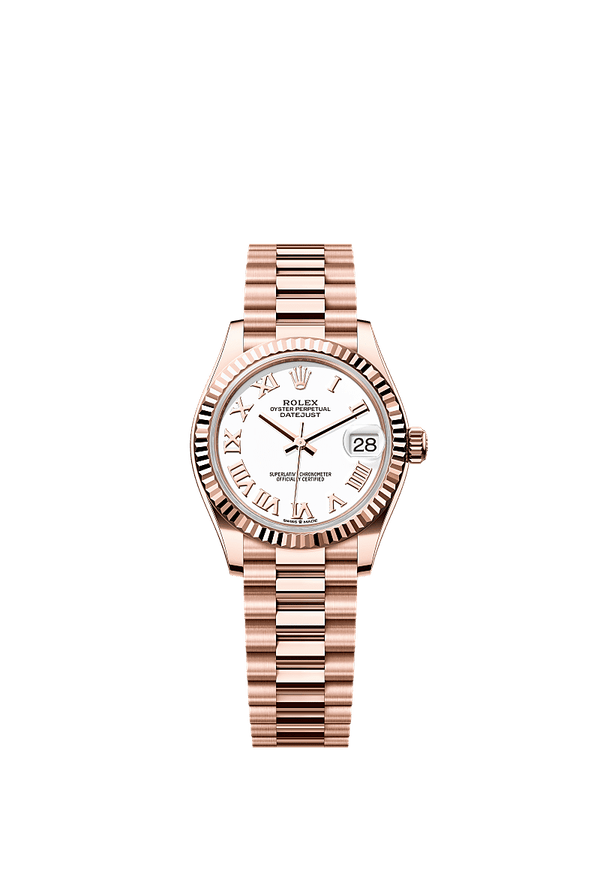 Rolex Datejust 31 - Rosegoud - Wit wijzerplaat (278275)