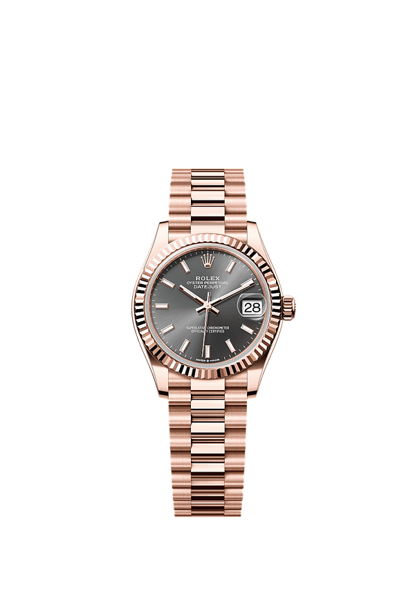 Rolex Datejust 31 - Rosegoud - Grijs wijzerplaat (278275)