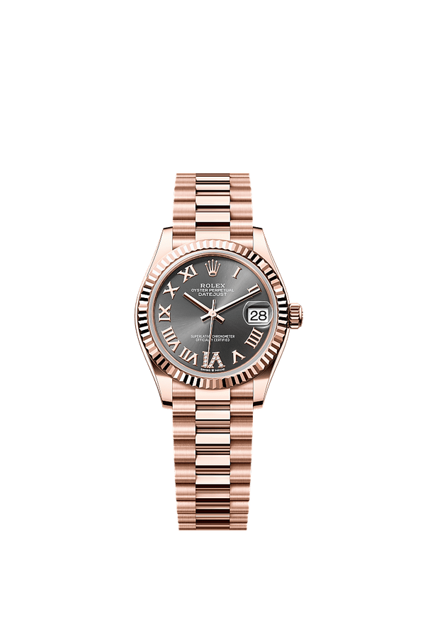 Rolex Datejust 31 - Rosegoud - Grijs wijzerplaat (278275)