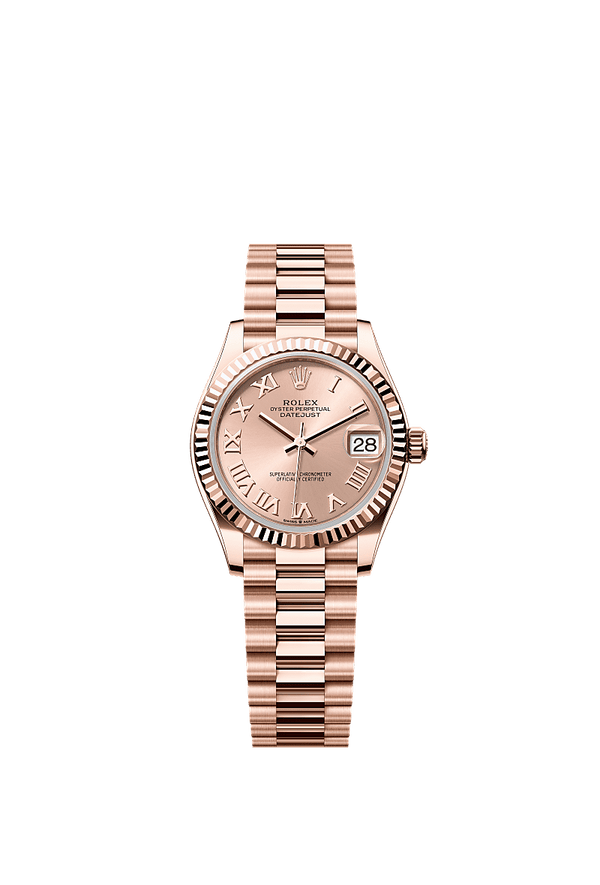 Rolex Datejust 31 - Rosegoud - Roze wijzerplaat (278275)