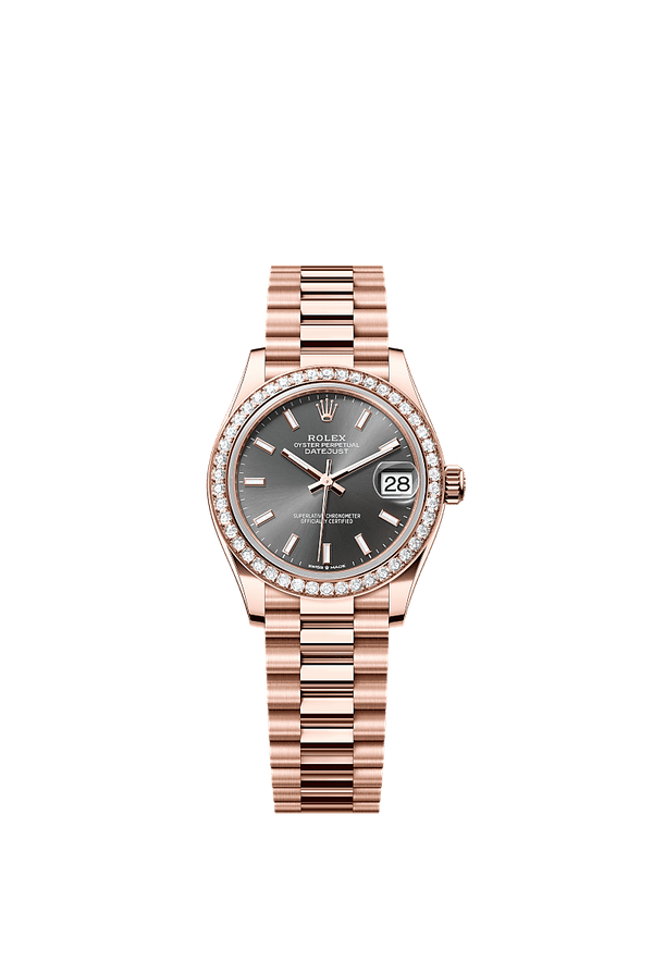 Rolex Datejust 31 - Rosegoud - Grijs wijzerplaat (278285RBR)