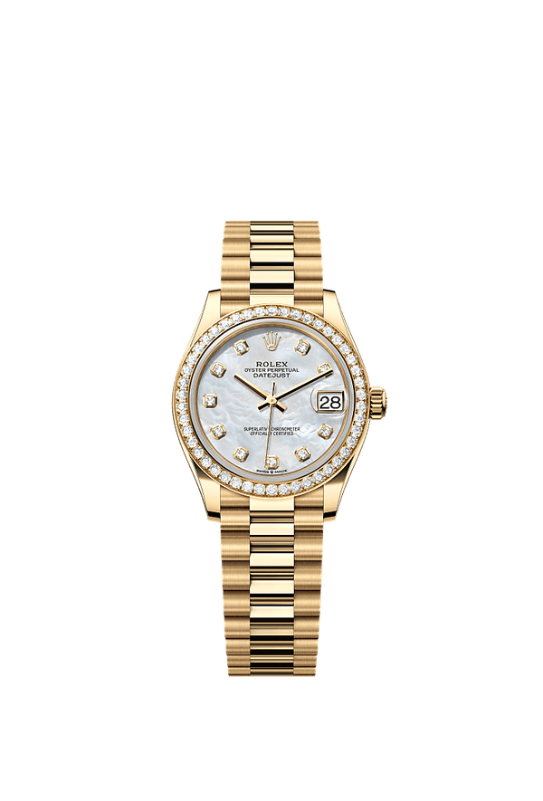 Rolex Datejust 31 - Geelgoud - Parelmoer wijzerplaat (278288RBR)