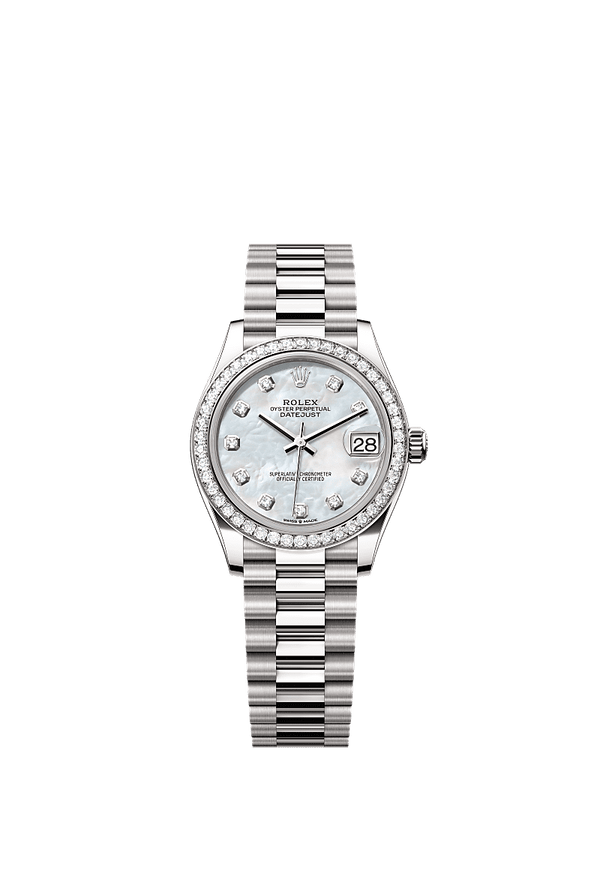 Rolex Datejust 31 - Witgoud - Parelmoer wijzerplaat (278289RBR)