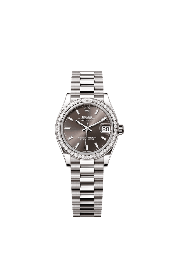 Rolex Datejust 31 - Witgoud - Grijs wijzerplaat (278289RBR)