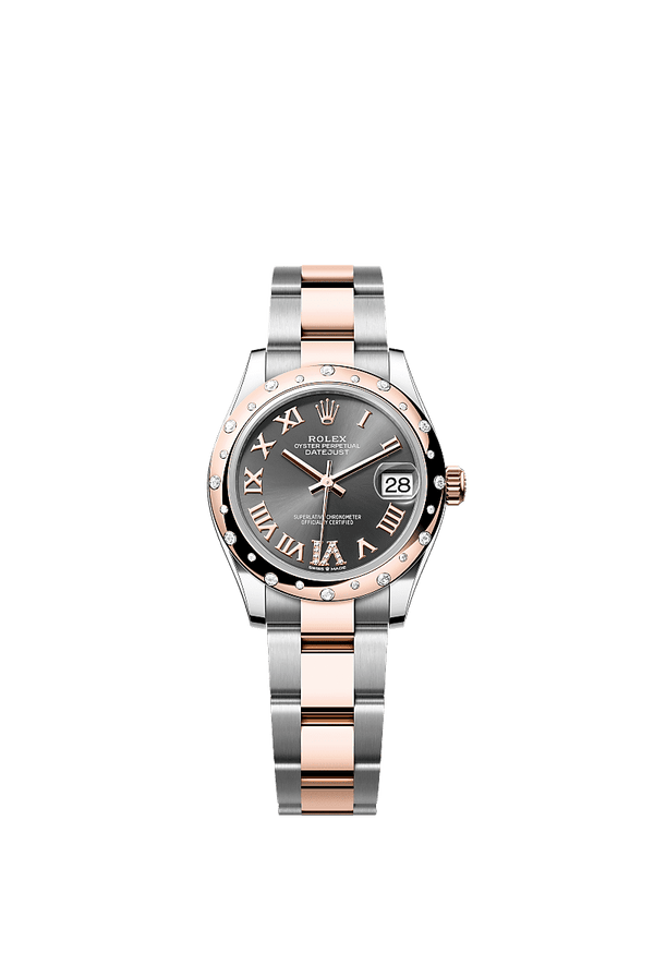 Rolex Datejust 31 - Staal / Rosegoud - Grijs wijzerplaat (278341RBR)