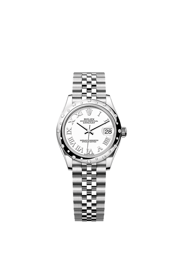 Rolex Datejust 31 - Staal / Witgoud - Wit wijzerplaat (278344RBR)