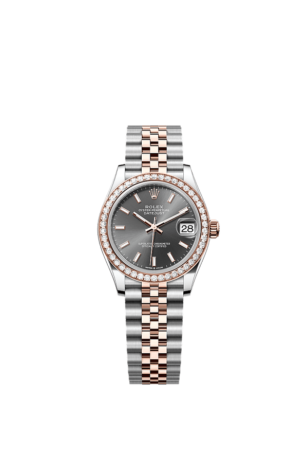 Rolex Datejust 31 - Staal / Rosegoud - Grijs wijzerplaat (278381RBR)