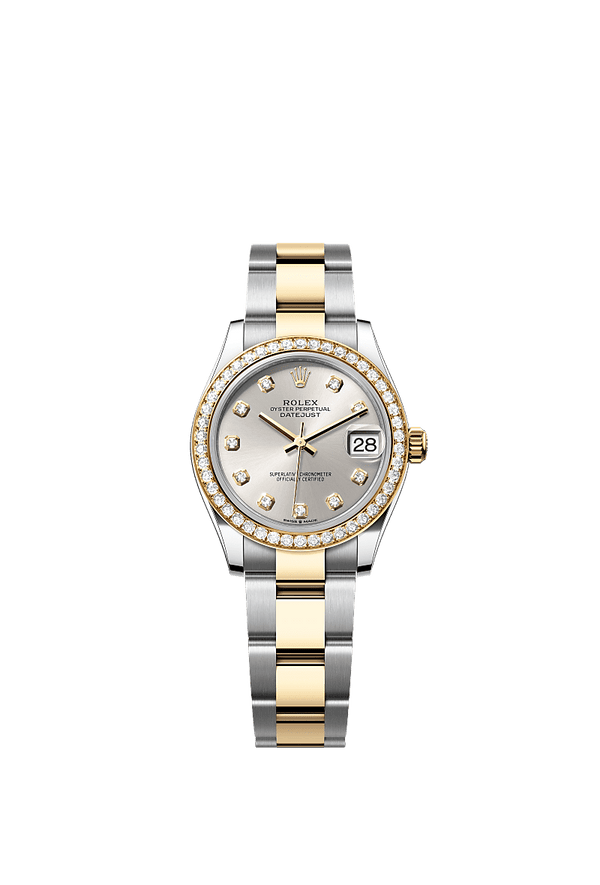 Rolex Datejust 31 - Staal / Geelgoud - Zilver wijzerplaat (278383RBR)