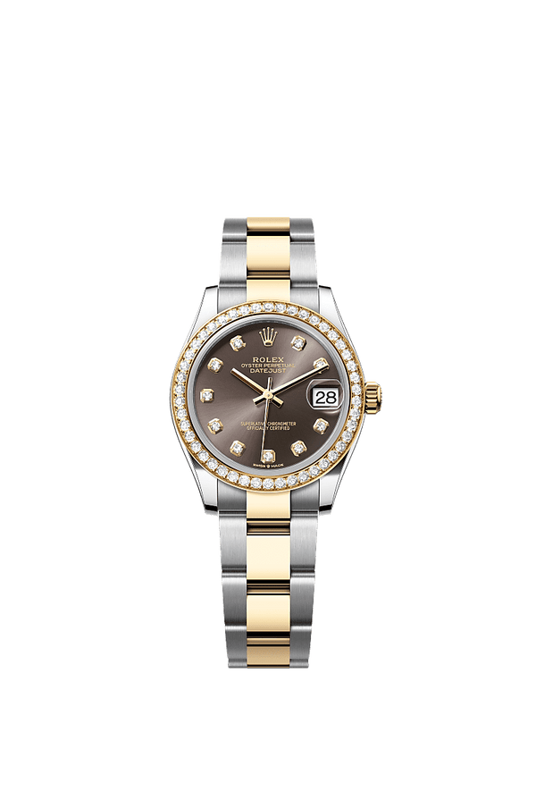Rolex Datejust 31 - Staal / Geelgoud - Grijs wijzerplaat (278383RBR)