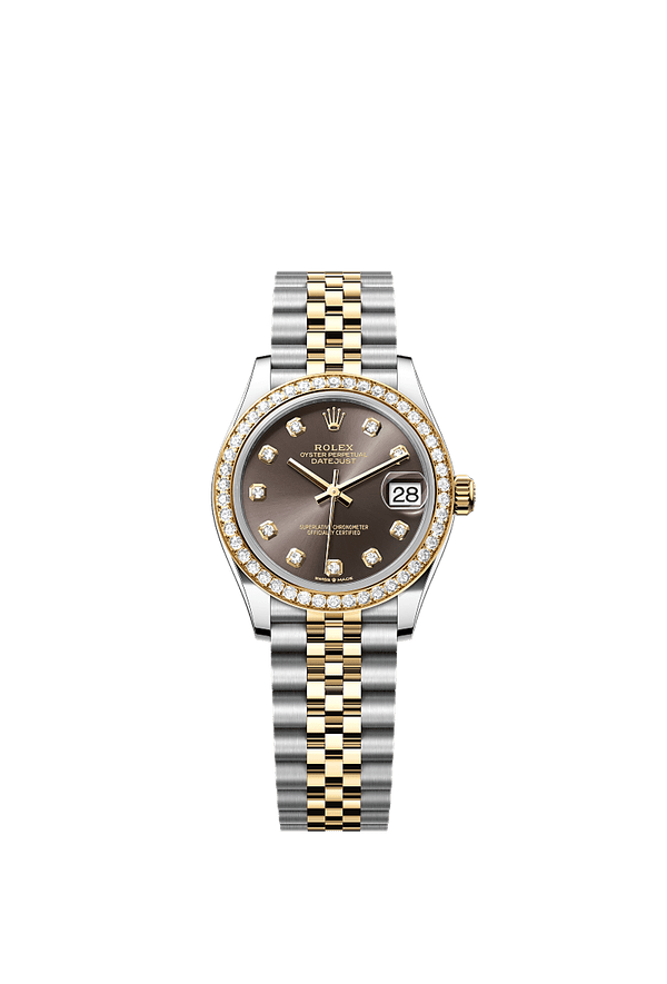 Rolex Datejust 31 - Staal / Geelgoud - Grijs wijzerplaat (278383RBR)